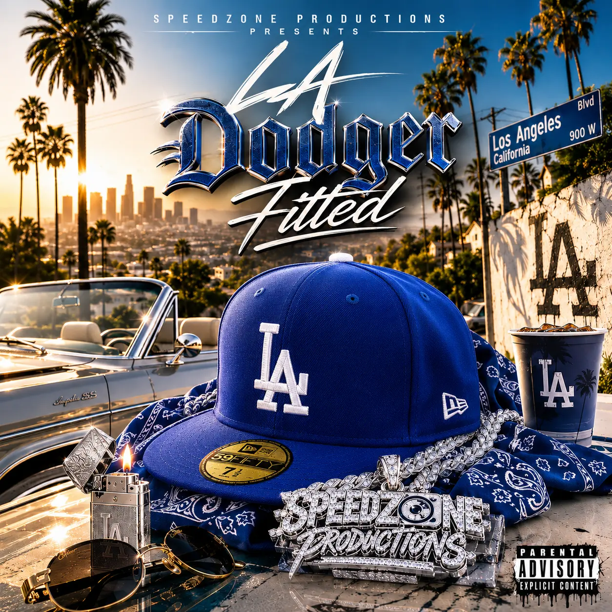 LA Dodger Fitted